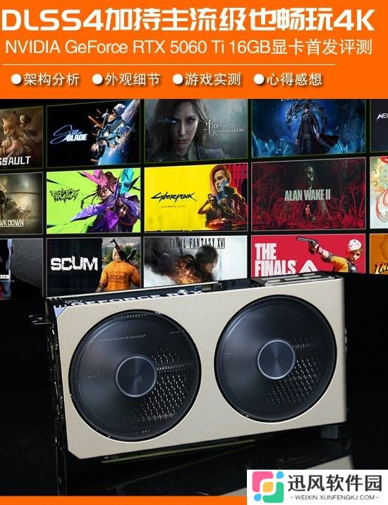 GeForce RTX 5060 Ti 16GB显卡首发评测：DLSS4+大显存助力畅玩4K高画质