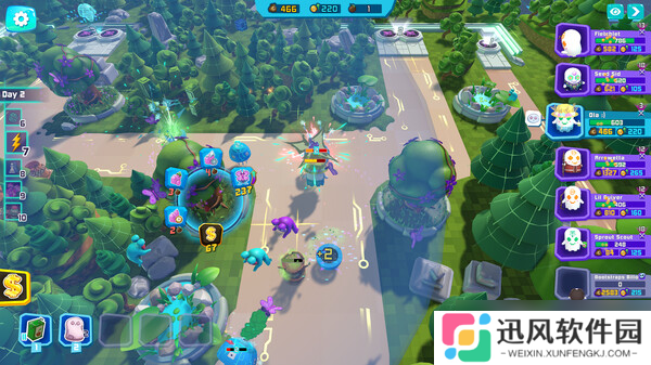 多人Roguelite塔防乱斗游戏《Gotchi Guardians - Tower Defense》7月31日在Steam正式发布