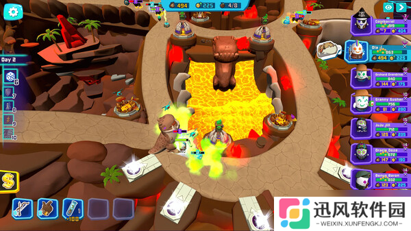 多人Roguelite塔防乱斗游戏《Gotchi Guardians - Tower Defense》7月31日在Steam正式发布