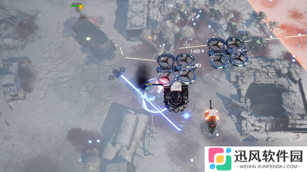 肉鸽俯视角射击游戏《末日核心: 机甲幸存者》8月8日在Steam正式发布