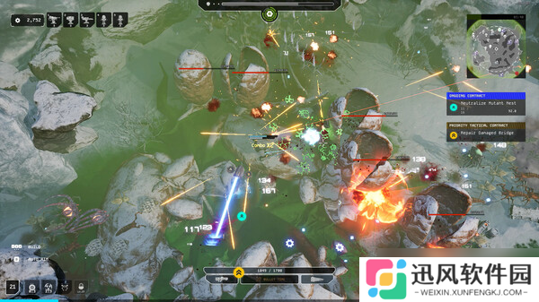 肉鸽俯视角射击游戏《末日核心: 机甲幸存者》8月8日在Steam正式发布