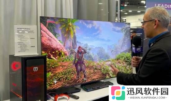 世界首例！8K电视120Hz《地平线：西之绝境》运行展示！