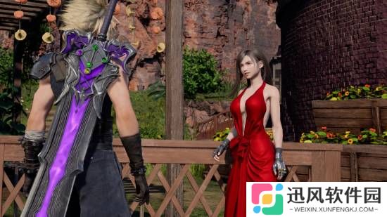 《最终幻想7：重生》蒂法MOD：红色长裙魅惑诱人