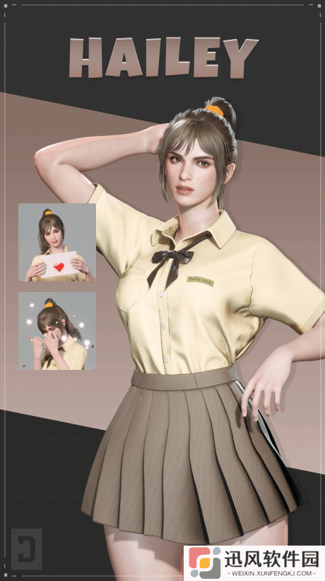 制服辣妹玩枪战？！《第一后裔》更新学院制服外观！