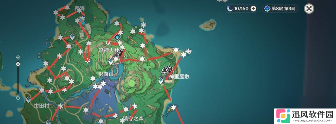 《原神》稻妻绯樱绣球在哪里分布介绍 打卡地图 
