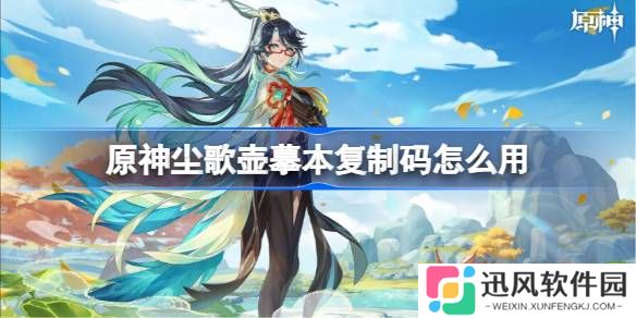 原神尘歌壶摹本复制码怎么用 原神尘歌壶摹本复制码