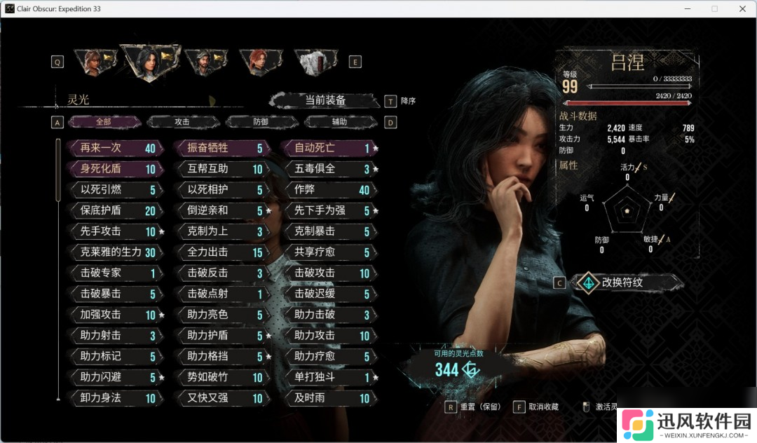 《光与影：33号远征队》角色性能评价分享