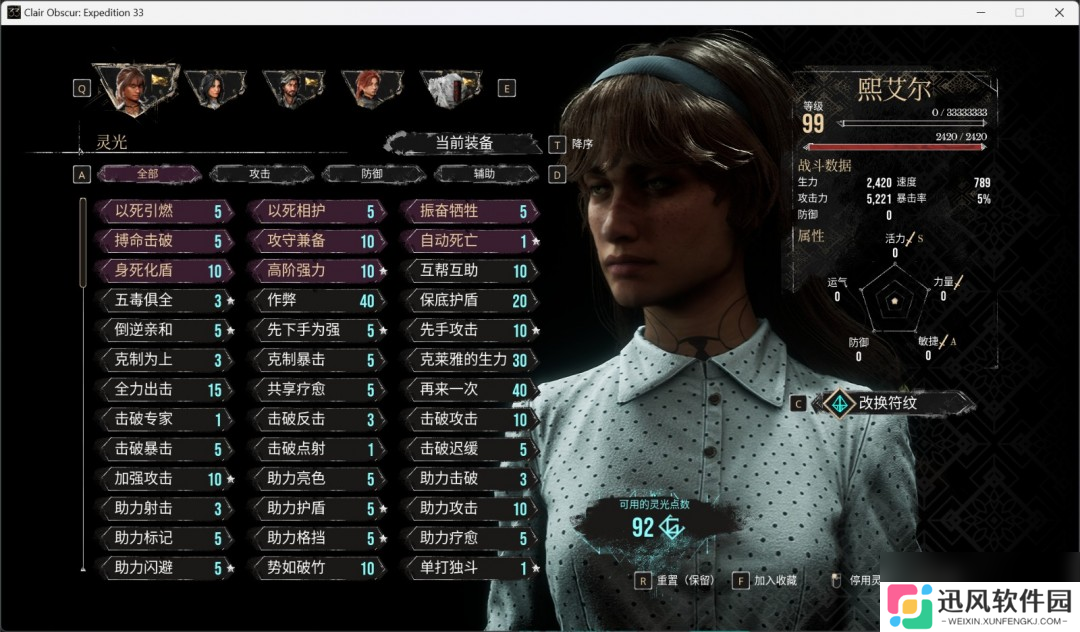 《光与影：33号远征队》角色性能评价分享