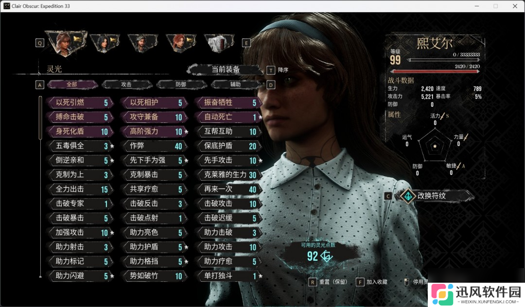 《光与影：33号远征队》角色性能评价分享