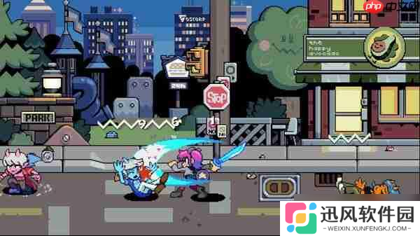 2D像素冒险游戏《Scott Pilgrim EX》新预告