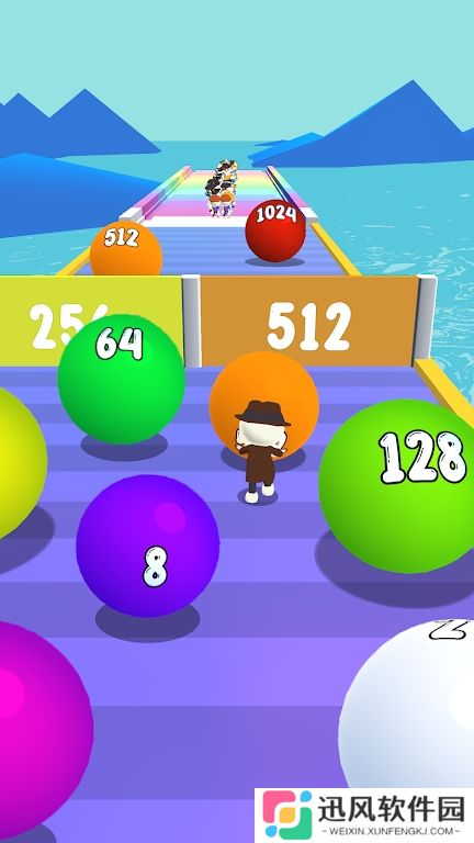 2048推球跑