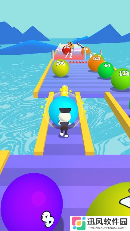 2048推球跑