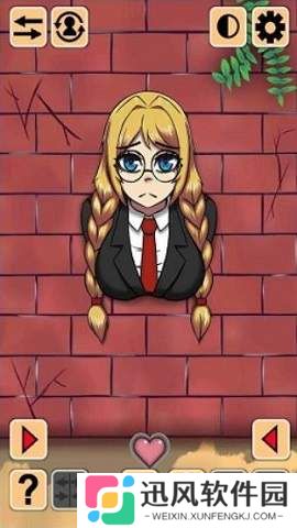 卡在墙上的女孩手游汉化