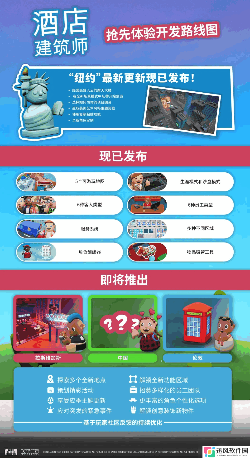 《酒店建筑师》纽约地图重大更新现已推出！