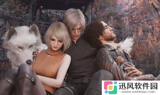 《生化4》3D艺术图！里昂王阿姨相拥入眠
