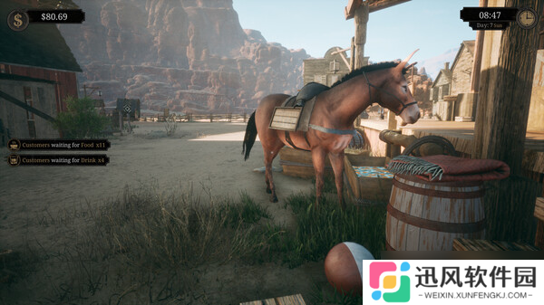 酒馆经营模拟游戏《Saloon Simulator》7月15日在Steam正式上线