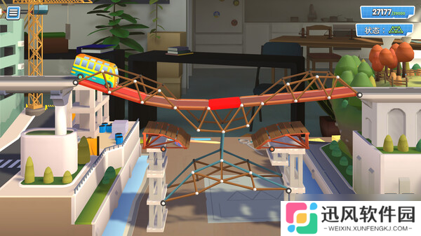 物理解密游戏《Bridge Constructor Studio》7月17日在Steam商店正式上架