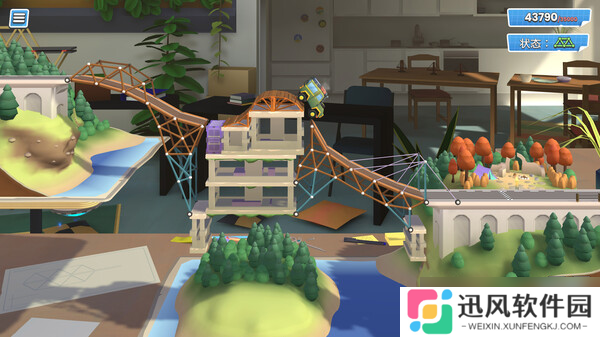 物理解密游戏《Bridge Constructor Studio》7月17日在Steam商店正式上架