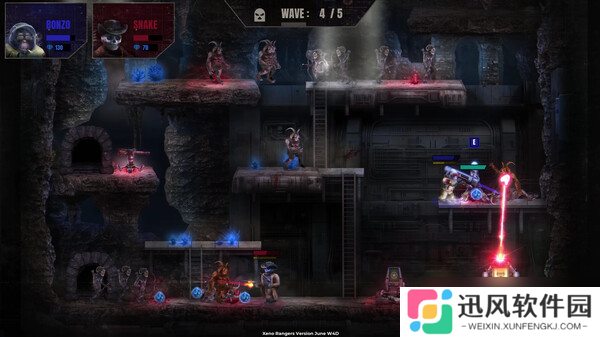 合作平台防御游戏《Xeno Rangers》于7月16日在Steam平台正式发布