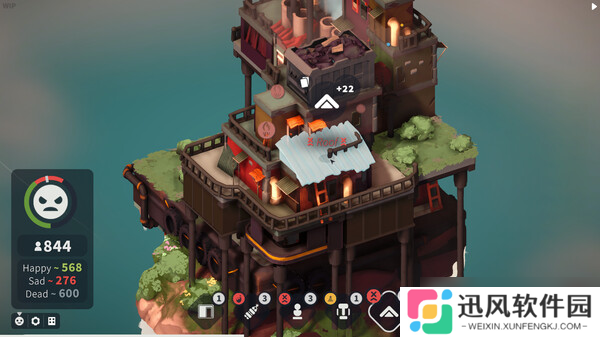 策略建造游戏《叠叠高城》在Steam正式上线
