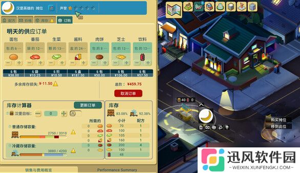 回合制美食大亨游戏《商业奇才：舌尖上的路边摊》7月22日登陆Steam平台