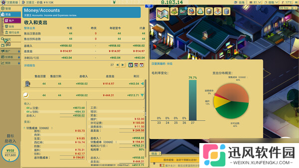 回合制美食大亨游戏《商业奇才：舌尖上的路边摊》7月22日登陆Steam平台