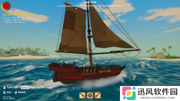 《骨头船长: 海盗之旅》7月29日发售 成为船长冒险登陆Steam