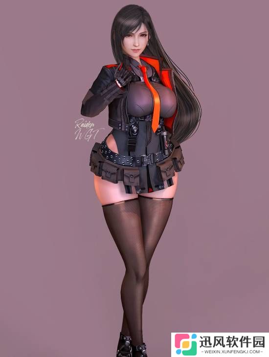 3D区博主晒蒂法全新美图：穿上其他游戏角色的衣服