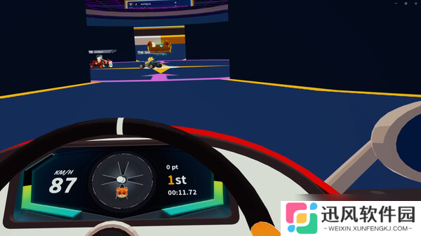 VR卡丁车竞速游戏《MEGARACER QUANTUMRUSH》8月1日Steam发售