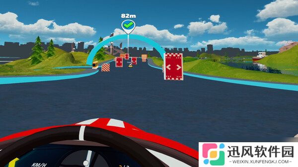 VR卡丁车竞速游戏《MEGARACER QUANTUMRUSH》8月1日Steam发售